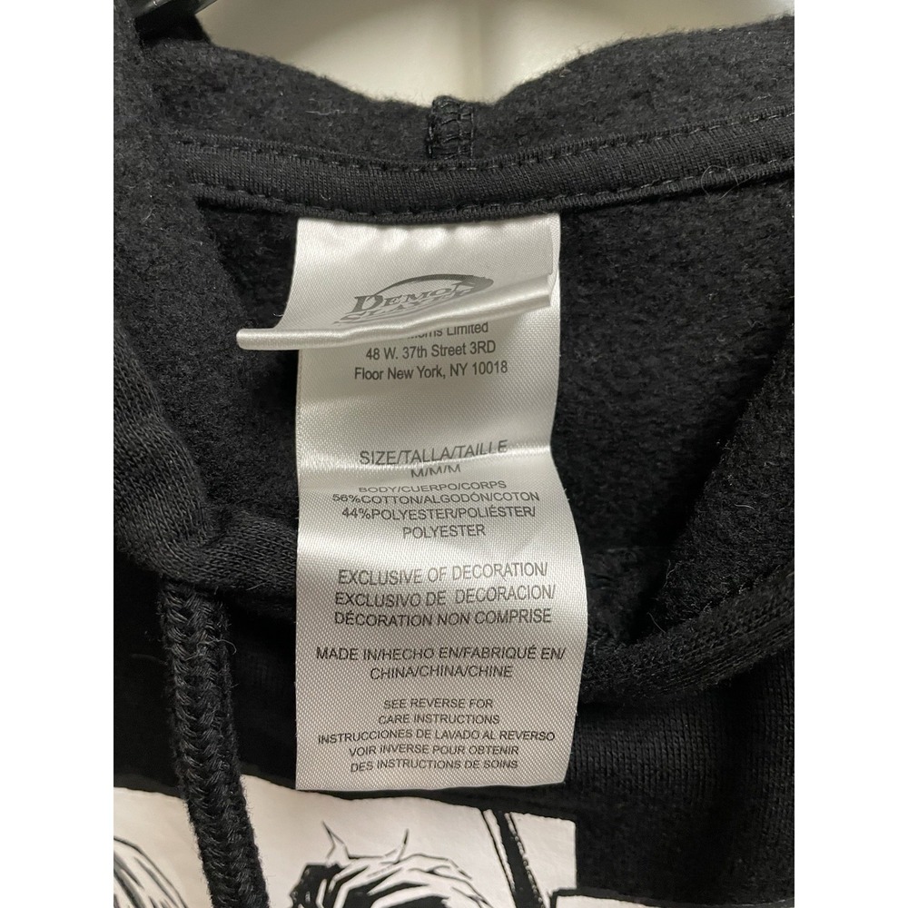 Vtg Official Demon Slayer Black Hoodie Nezuko Inosuke Tanjiro Zenitsu Size M - Picture 4 of 5